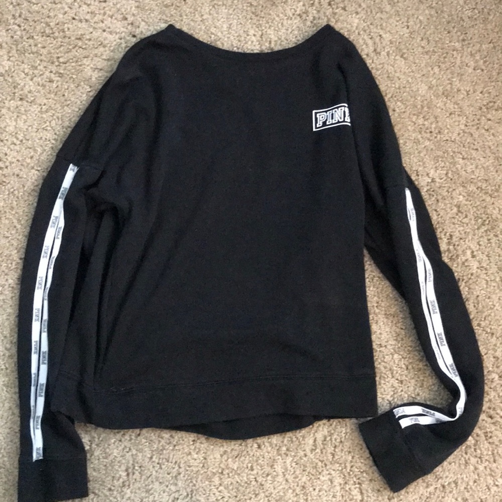 Victoria secret pink black cotton shirt size small